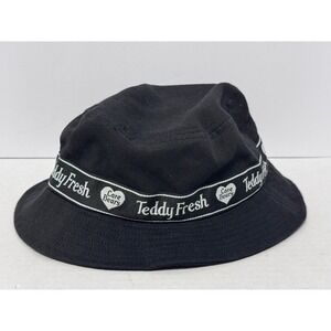 Teddy Fresh X Care Bears collab bucket hat osfm Black White Stitched One size